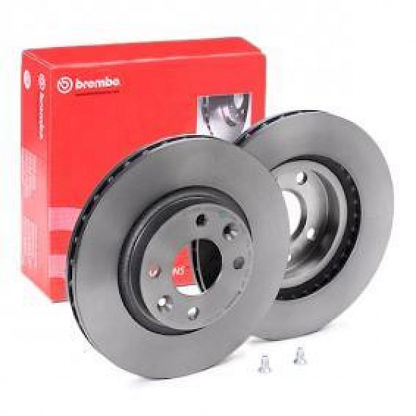 Smart Fortwo Forfour Front Brake Discs Brembo Pair - Fortwo Forfour Brabus 2015 On