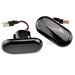 Smart Fortwo Black/Smoke LED Indicators / Side Flashers - Pair (Front Wing) - Fortwo 2015 ON
