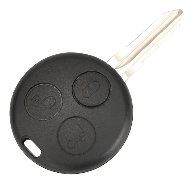 Smart Roadster 3 Button Key Transmitter with Key Blank